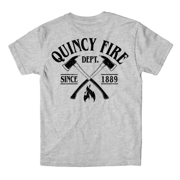 QUINCY FIRE - AXES - CAPTAIN - LIGHT GREY HEATHER - M93G2T Thumbnail