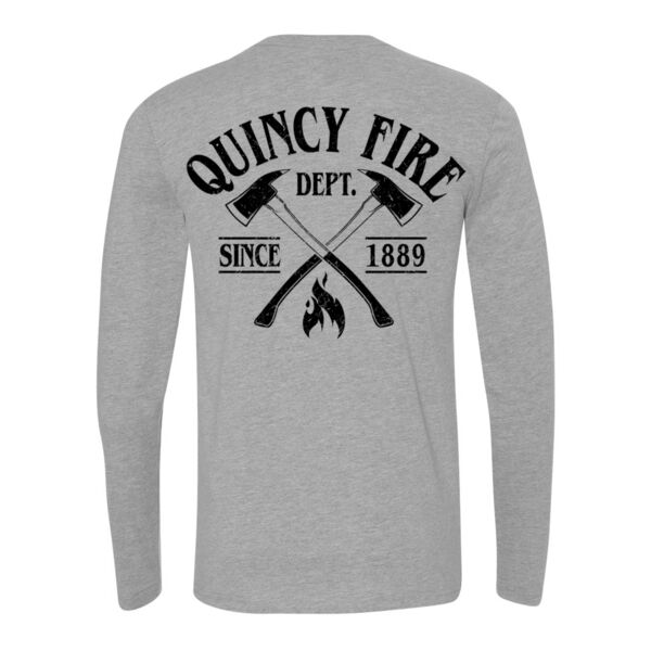 QUINCY FIRE - AXES - CAPTAIN - LONG SLEEVE - LIGHT GREY HEATHER - M93G2T Thumbnail