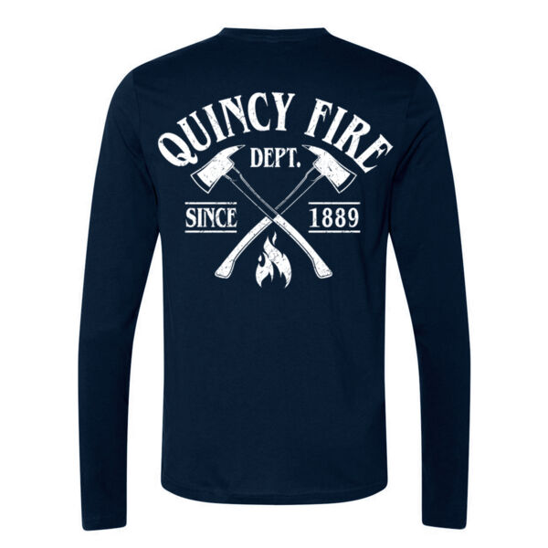 QUINCY FIRE - AXES - FIREFIGHTER - LONG SLEEVE - NAVY BLUE - 8JWQYH Thumbnail