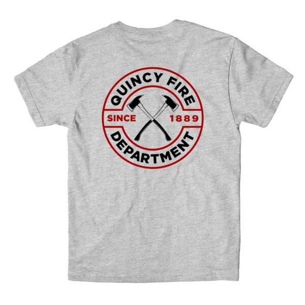 QUINCY FIRE - BADGE - CAPTAIN - LIGHT GREY HEATHER - 1HJQD8 Thumbnail