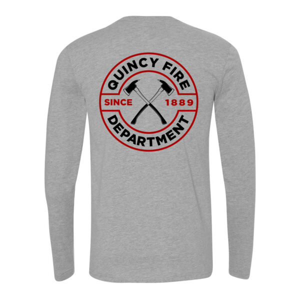 QUINCY FIRE - BADGE - DEPUTY - LONG SLEEVE LIGHT GREY HEATHER - TB4EX6 Thumbnail