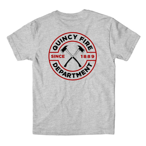 QUINCY FIRE - BADGE - DEPUTY - LIGHT GREY HEATHER - TB4EX6 Thumbnail