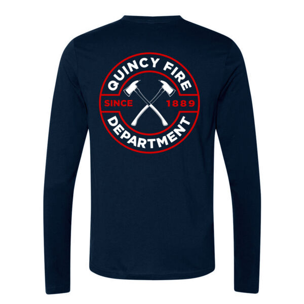 QUINCY FIRE - BADGE - FIREFIGHTER - LONG SLEEVE - NAVY BLUE - ZDQCWX Thumbnail