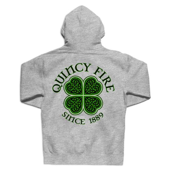 QUINCY FIRE - SHAMROCK - CAPTAIN - HEAVYWEIGHT HOODIE - GREY - TE5P87 Thumbnail