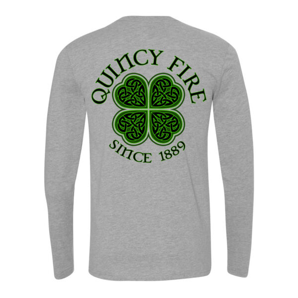 QUINCY FIRE - SHAMROCK - CAPTAIN - LONG SLEEVE - LIGHT GREY HEATHER - 6T937N Thumbnail