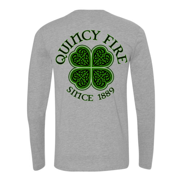 QUINCY FIRE - SHAMROCK - LIEUTENANT - LONG SLEEVE - LIGHT GREY HEATHER - CJ1RQK Thumbnail