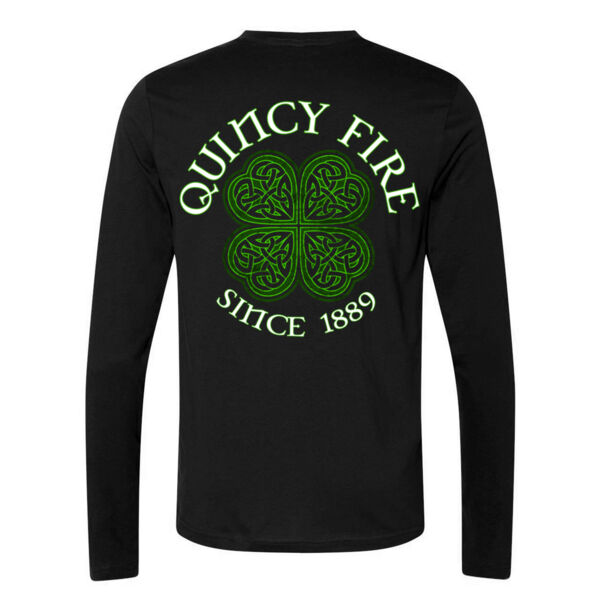 QUINCY FIRE - SHAMROCK - LONG SLEEVE - BLACK - EGV6UA Thumbnail
